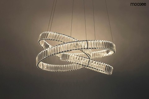 Moosee MOOSEE lampa wisząca WAVE 80 chrom