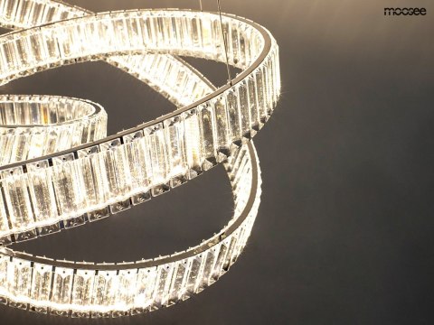 Moosee MOOSEE lampa wisząca WAVE 80 chrom