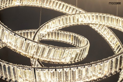 Moosee MOOSEE lampa wisząca WAVE 80 chrom