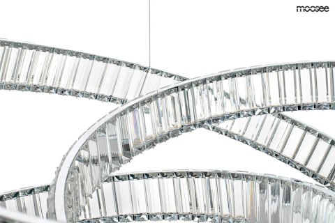 Moosee MOOSEE lampa wisząca WAVE 80 chrom