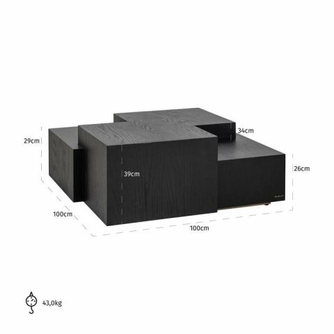 Richmond Interiors RICHMOND stolik kawowy LENNOX DARK COFFEE