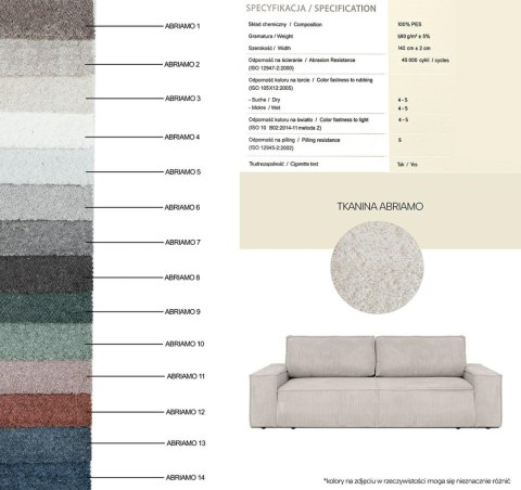 Sofa PILLOW z funkcją spania jasny beż