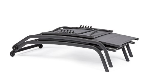 BIZZOTTO leżak ogrodowy CLEOPAS szary