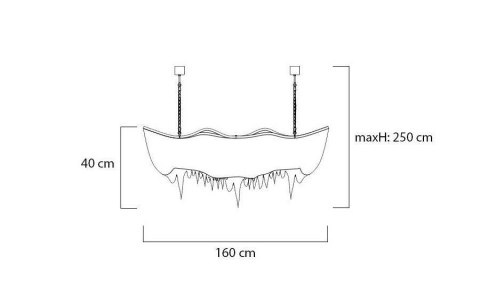 MOOSEE lampa wisząca ATLANTA LONG