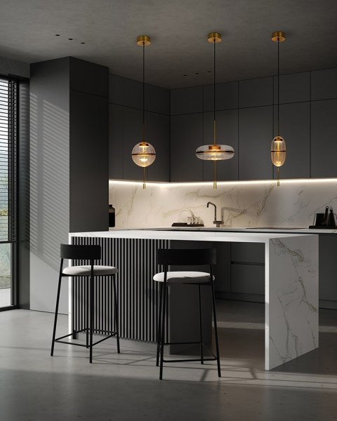 Moosee MOOSEE lampa wisząca CHAPLIN 360 mosiądz