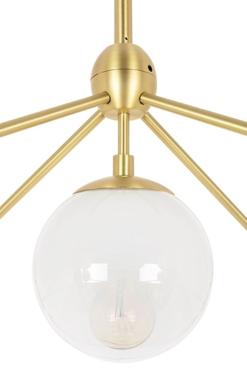 Moosee MOOSEE lampa wisząca PLANETARIO 15 GOLD złota - klosze szronione