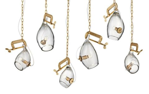 Moosee MOOSEE lampa wisząca VICE mosiądz