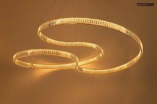 Moosee MOOSEE lampa wisząca WAVE 160A złota