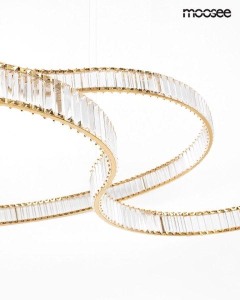 MOOSEE lampa wisząca WAVE 160A złota