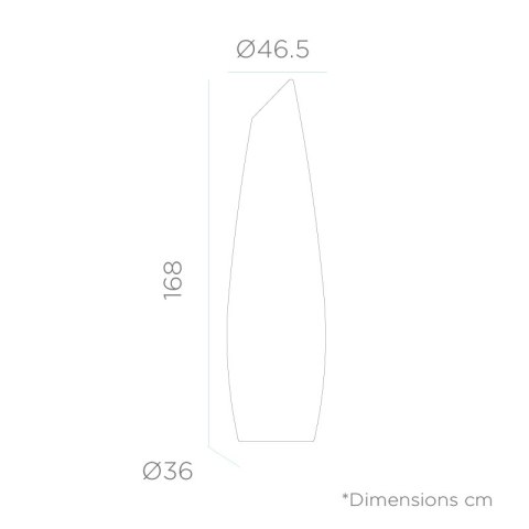 New Garden NEW GARDEN lampa ogrodowa FREDO 170 CABLE biała
