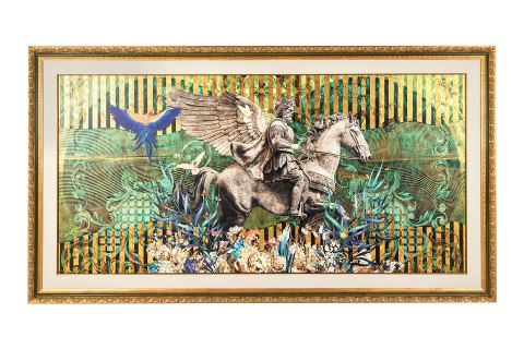 King Home Obraz PEGASUS PARADISE 266x148 cm