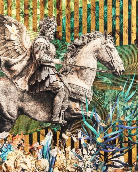 King Home Obraz PEGASUS PARADISE 266x148 cm