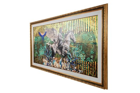 King Home Obraz PEGASUS PARADISE 266x148 cm