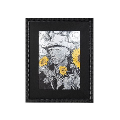 King Home Obraz VAN SUNFLOWER 96x121 cm