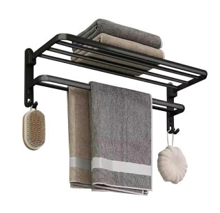 Półka prysznicowa SHP BILIA czarna