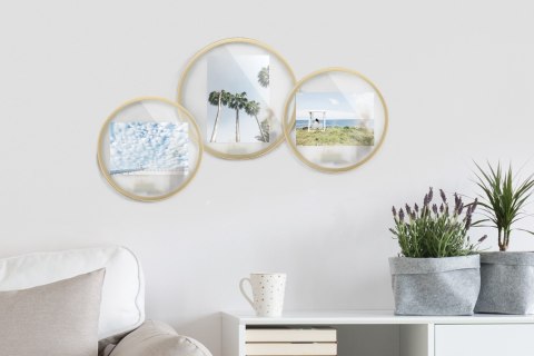 Umbra UMBRA ramka na zdjęcia INFINITY okrągła złota