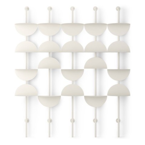 UMBRA regulowane półki ścienne SOLIS beżowe