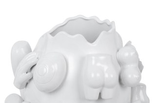 KARE wazon dekoracyjny BODY PARTS 25 cm biały