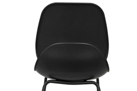 King Home Krzesło ARIA czarne - polipropylen, metal