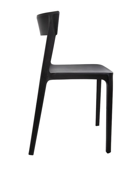 Krzesło JASPER czarne - polipropylen