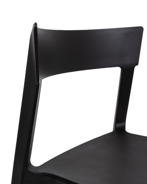 Krzesło JASPER czarne - polipropylen
