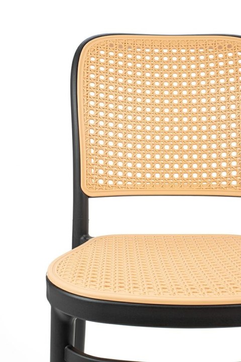 Krzesło WICKY czarne - polipropylen