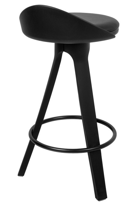 King Home Krzesło barowe MILA 65 czarne