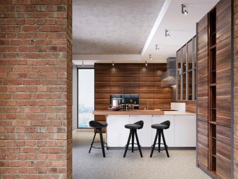 King Home Krzesło barowe MILA 65 czarne