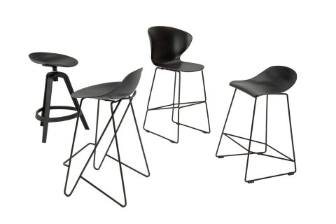 Produkt wycofany Krzesło barowe PERSY czarne 75