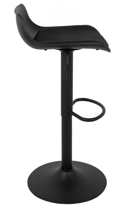 King Home Krzesło barowe SNAP BAR TAP regulowane czarne