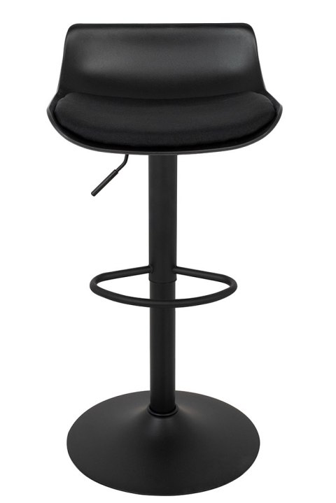 King Home Krzesło barowe SNAP BAR TAP regulowane czarne