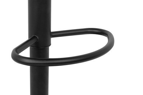 King Home Krzesło barowe SNAP BAR TAP regulowane czarne