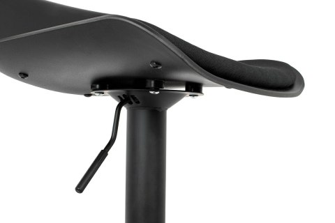 King Home Krzesło barowe SNAP BAR TAP regulowane czarne