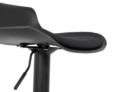 King Home Krzesło barowe SNAP BAR TAP regulowane czarne