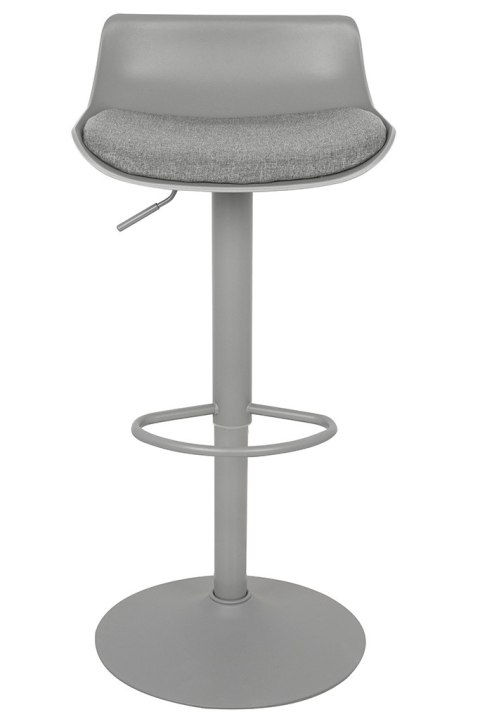 King Home Krzesło barowe SNAP BAR TAP regulowane szare