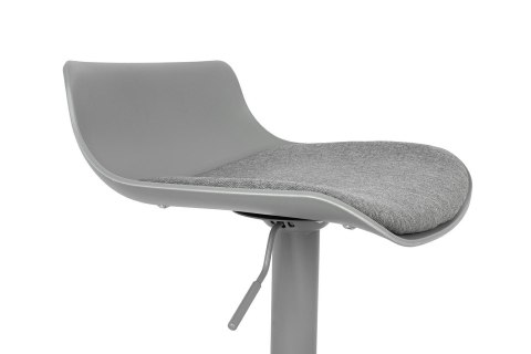 King Home Krzesło barowe SNAP BAR TAP regulowane szare