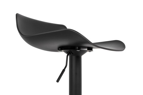 King Home Krzesło barowe SNAP BAR regulowane czarne