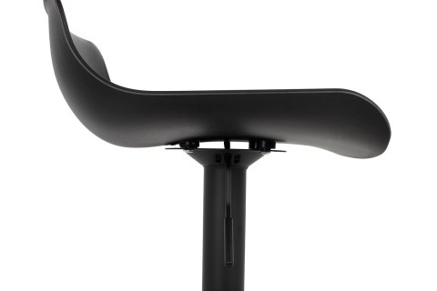 King Home Krzesło barowe SNAP BAR regulowane czarne