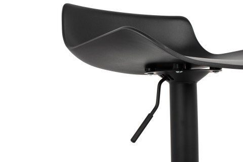 King Home Krzesło barowe SNAP BAR regulowane czarne