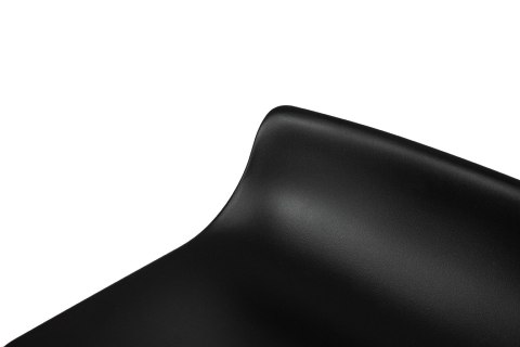 King Home Krzesło barowe SNAP BAR regulowane czarne