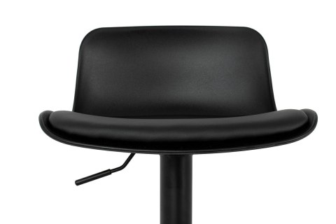 King Home Krzesło barowe STOR TAP regulowane czarne