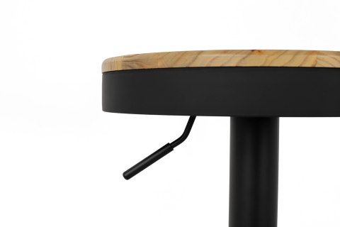 Produkt wycofany Krzesło barowe VOLT regulowane czarne / naturalne