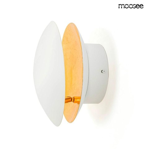 MOOSEE lampa ścienna ECLISE złota / biała
