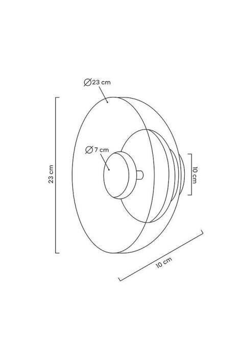 MOOSEE lampa ścienna EDEN WALL złota