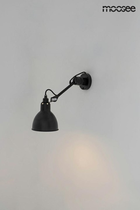 MOOSEE lampa ścienna FRANK czarna