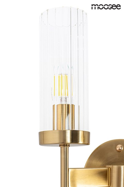 Moosee MOOSEE lampa ścienna TORCH TWIN złota