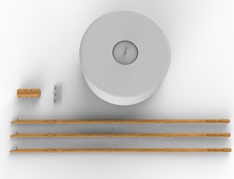 NEW GARDEN lampa podłogowa CHLOE 140 CABLE IN&OUT