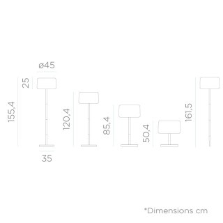 NEW GARDEN lampa podłogowa CHLOE PLANT SOLAR SMARTTECH WOOD