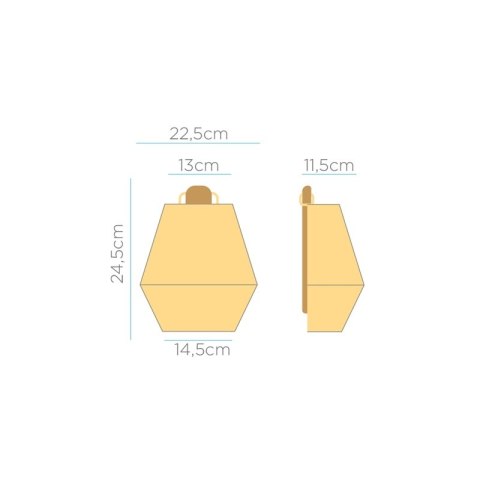 New Garden NEW GARDEN lampa ścienna SISINE 25 WALL IN&OUT BATTERY