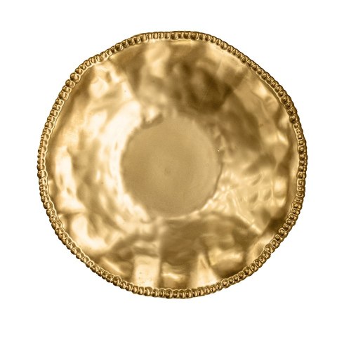 KARE komplet 2 półmisków BELL 36 cm złoty